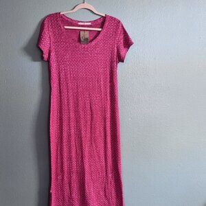 Peruvian Connection Pomegranate Jaipur Maxi Dress (M)